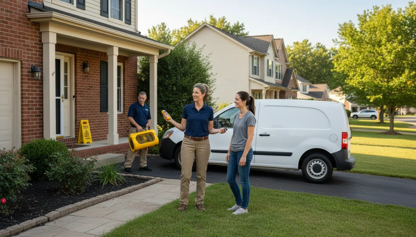 Water restoration image for Flood Water Cleanup, Removal And Restoration Services in Milford, MA
